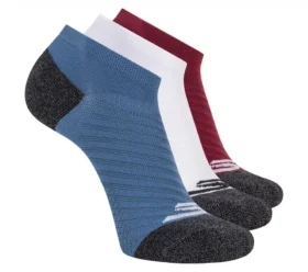 3er-Pack Herren-Frottee-Socken mit niedrigem Schaft