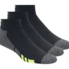 3er-Pack Herren-Halb-Terry-Quarter-Crew-Socken