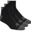 3er-Pack Herren-Halb-Terry-Quarter-Crew-Socken