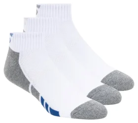 3er-Pack Herren-Halb-Terry-Quarter-Crew-Socken