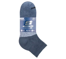 3er-Pack Herren-Quartersocken im Colorblock-Design