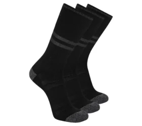 3er-Pack reflektierende Performance-Crew-Socken für Herren