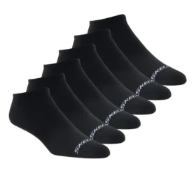 6er-Pack Baumwoll-No-Show-Socken für Herren