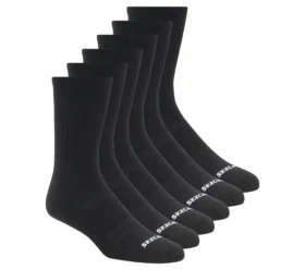 6er-Pack Large Core Crew Socken