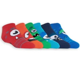 6er-Pack Low-Cut-Monster-Socken