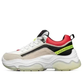 Ampp“D Low-Top Weiß/Rot/Kastanie