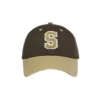 Baseballkappe mit Buchstabenstickerei „Brown Tan“