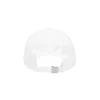 Baseballkappe mit Logo-Aufdruck „Weiß Schwarz“