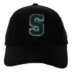 Baseballkappe mit S-Buchstaben-Stickerei „Schwarz-Grün“