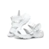 Bequeme, leichte Outdoor-Sport-Sandalen Weiß