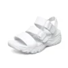 Bequeme, leichte Outdoor-Sport-Sandalen Weiß