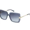 Übergroße quadratische Sonnenbrille