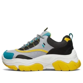 Black Jack Low-Top Daddy-Schuhe Grau/Schwarz