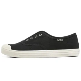 Bobs B Cool Low-Top-Slipper Schwarz/Weiß