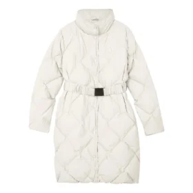 Bobs Series Langarm-Daunenjacke „Weiß“