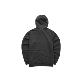 Bunte Freizeit-Serie: Kapuzenjacke mit Reißverschluss und Buchstabenprint „Schwarz-Weiß“