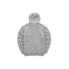 Bunte Freizeit-Serie Letter-Kapuzenjacke mit Reißverschluss „Grey White“