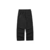 Bunte Freizeit-Serie Straight-Leg-Hose „Schwarz“