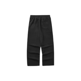 Bunte Freizeit-Serie Straight-Leg-Hose „Schwarz“