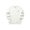 Bunter Crew-Pullover der Casual-Serie „Weiß-Grün“