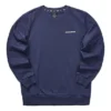 Buntes Casual-Serie-Grafik-Crew-Sweatshirt „Navy White“