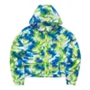 Casual-Camo-Kapuzenjacke „Green Blue“