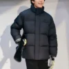 Casual-Daunenjacke „Schwarz“