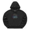 Casual Graphic Hoodie „Black“