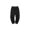 Casual-Hose mit Buchstabenprint und schmal zulaufendem Schnitt „Schwarz“