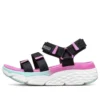 Casual-Sandalen mit Max Cushioning Schwarz/Lila