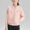 Casual-Serie Strickjacke mit Buchstabenprint „Pink“