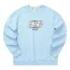 Casual-Serie Sweatshirt mit Rundhalsausschnitt und Schriftzug „Blue White“