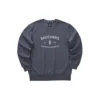 Casual-Sweatshirt mit Buchstabenprint aus der Diamond-Serie „Grau-Weiß“