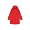 CNY-Serie Lässige lange Jacke „Schwarz-Rot“