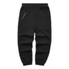 CNY-Serie Sport-Strickhose mit Buchstabenprint „Schwarz“