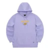 Colorful Casual Series Hoodie mit Buchstabenprint „Purple Yellow“