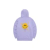 Colorful Casual Series Hoodie mit Buchstabenprint „Purple Yellow“