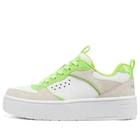 Court High „Weiß Beige Grün“