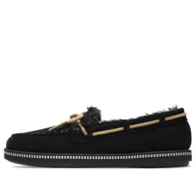 Cozy Campfire Low-Top-Slipper-Schuhe Schwarz
