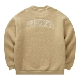 Crew-Pullover mit Buchstabenprint „Tan“