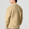 Crew-Pullover mit Buchstabenprint „Tan“