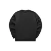 Crew-Pullover mit Logo-Print „Schwarz-Rot“