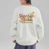 Crew-Sweatshirt mit Aufdruck „White Gold“