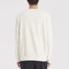 Crew-Sweatshirt mit Blumenmuster „Blau Weiß Grau“