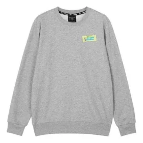 Crew-Sweatshirt mit Logo-Print „Grey White Black Blue“