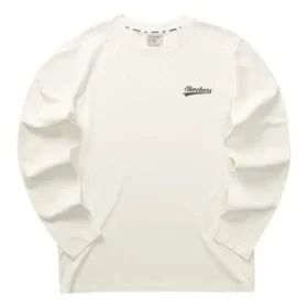 Crew-Sweatshirt mit Logo-Print „Weiß Schwarz Blau“