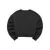 Crew-Sweatshirt mit Smile-Grafik „Schwarz Grau Lila“
