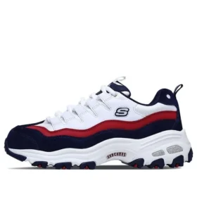 D‘ Lites 1.0 Low-Top-Clunky-Schuhe Weiß/Blau
