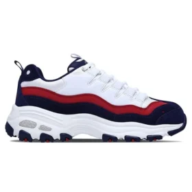 D‘ Lites 1.0 Low-Top-Clunky-Schuhe Weiß/Blau