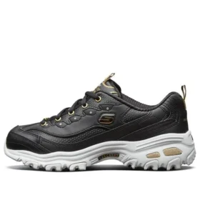 D‘ Lites Low-Top Daddy-Schuhe Schwarz/Gold